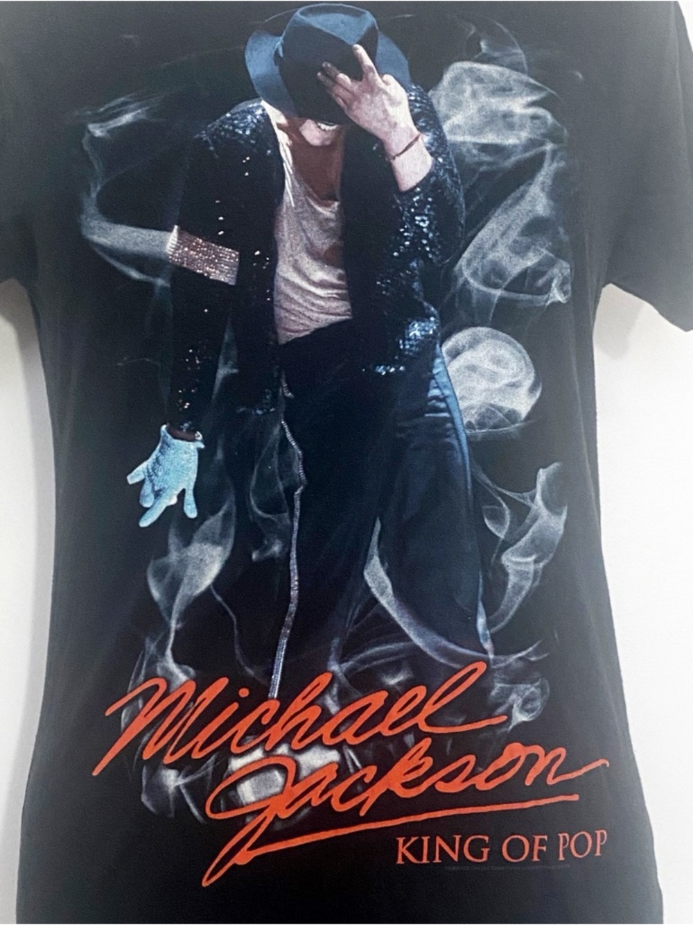 Y2K Michael Jackson King of Pop Tultex Combed Cotton Graphic Tee M mislabeled XL